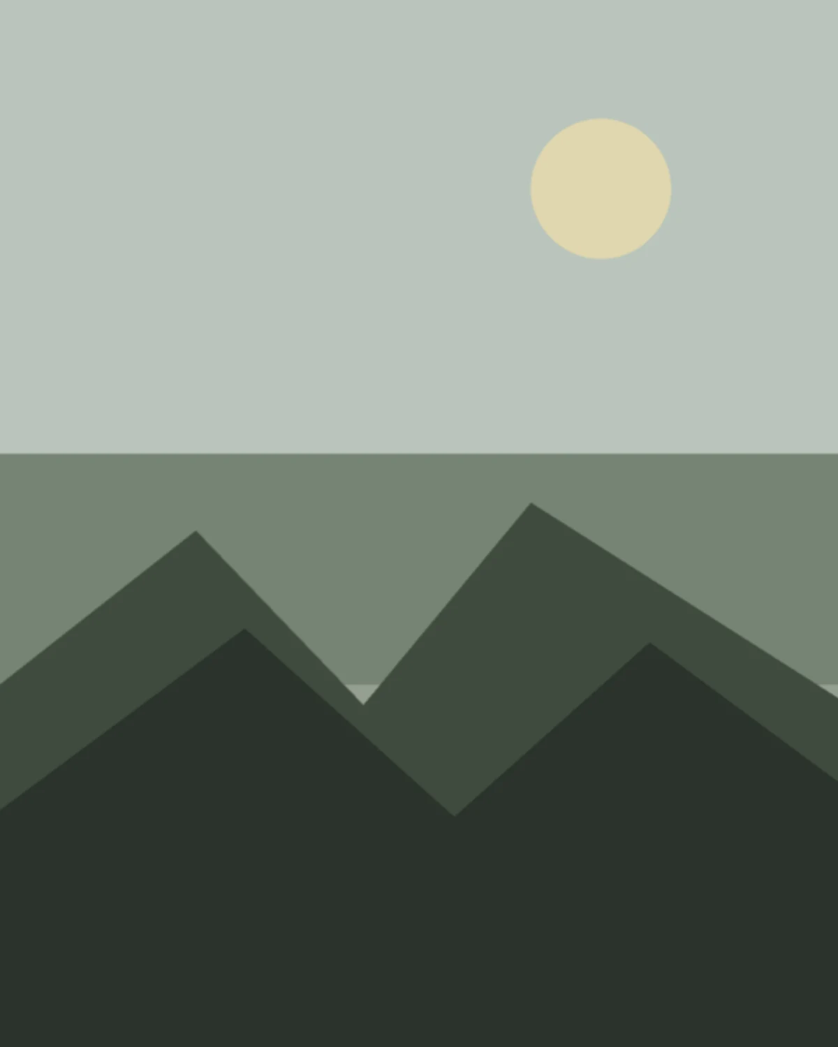 Abstract landscape photograph
